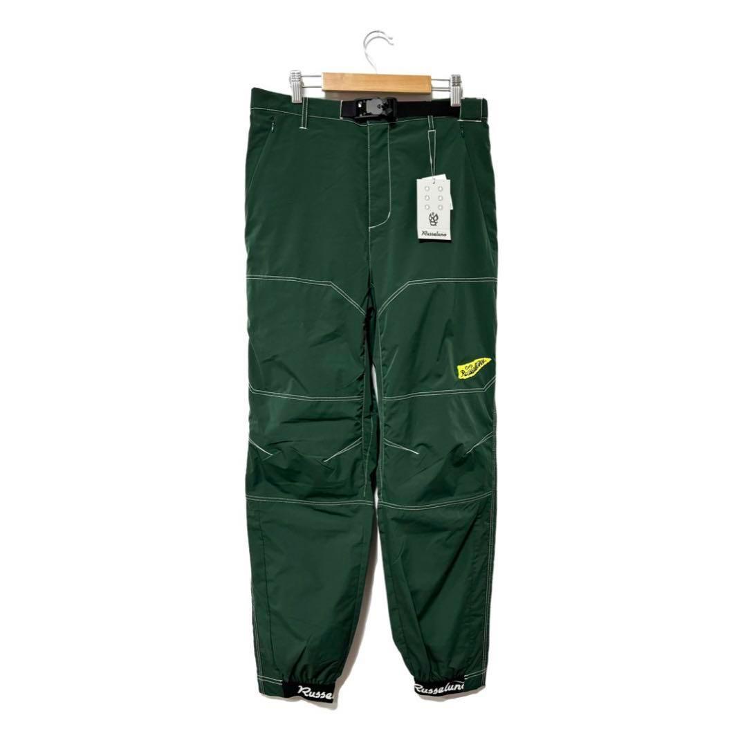 新品 ラッセルノ ゴルフ ウィンド ストップ ロング パンツ グリーン L 5