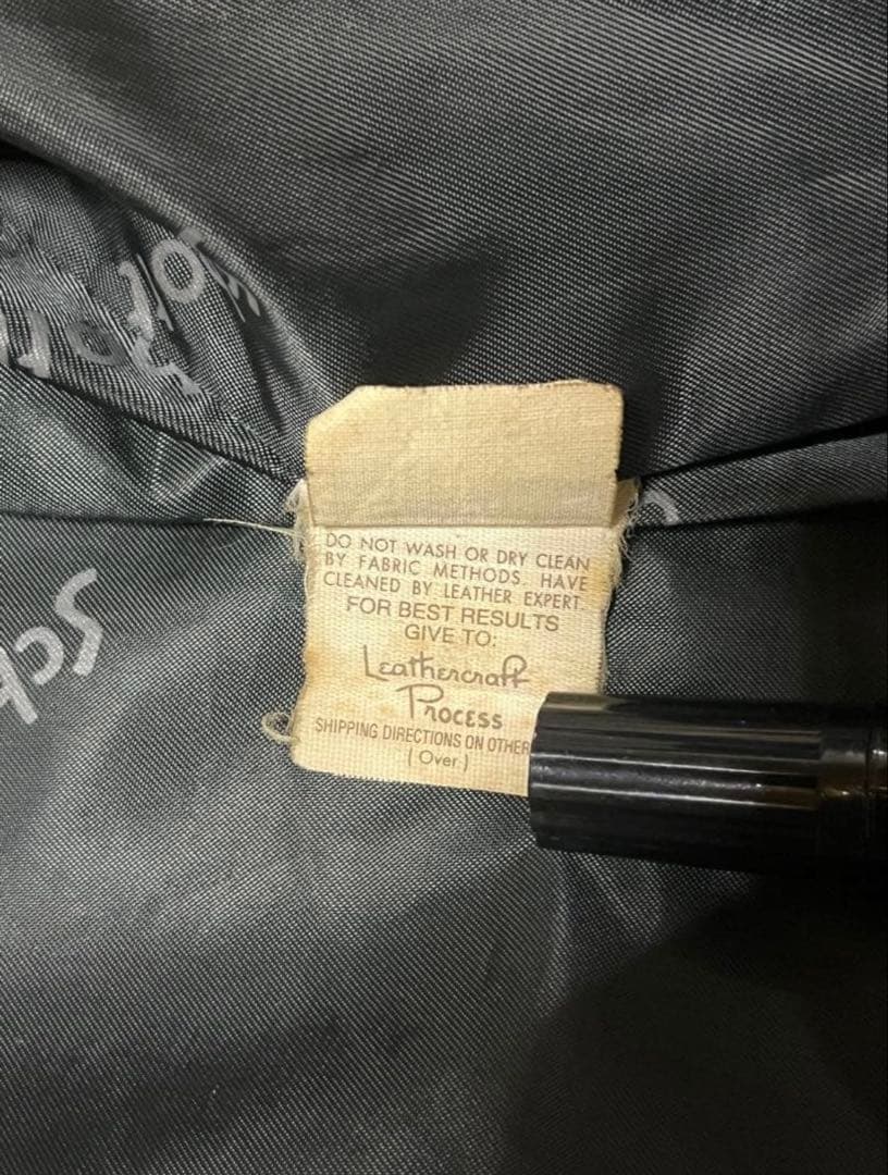【希少・一点物】schott 641 ショット レザージャケット 38 USA製