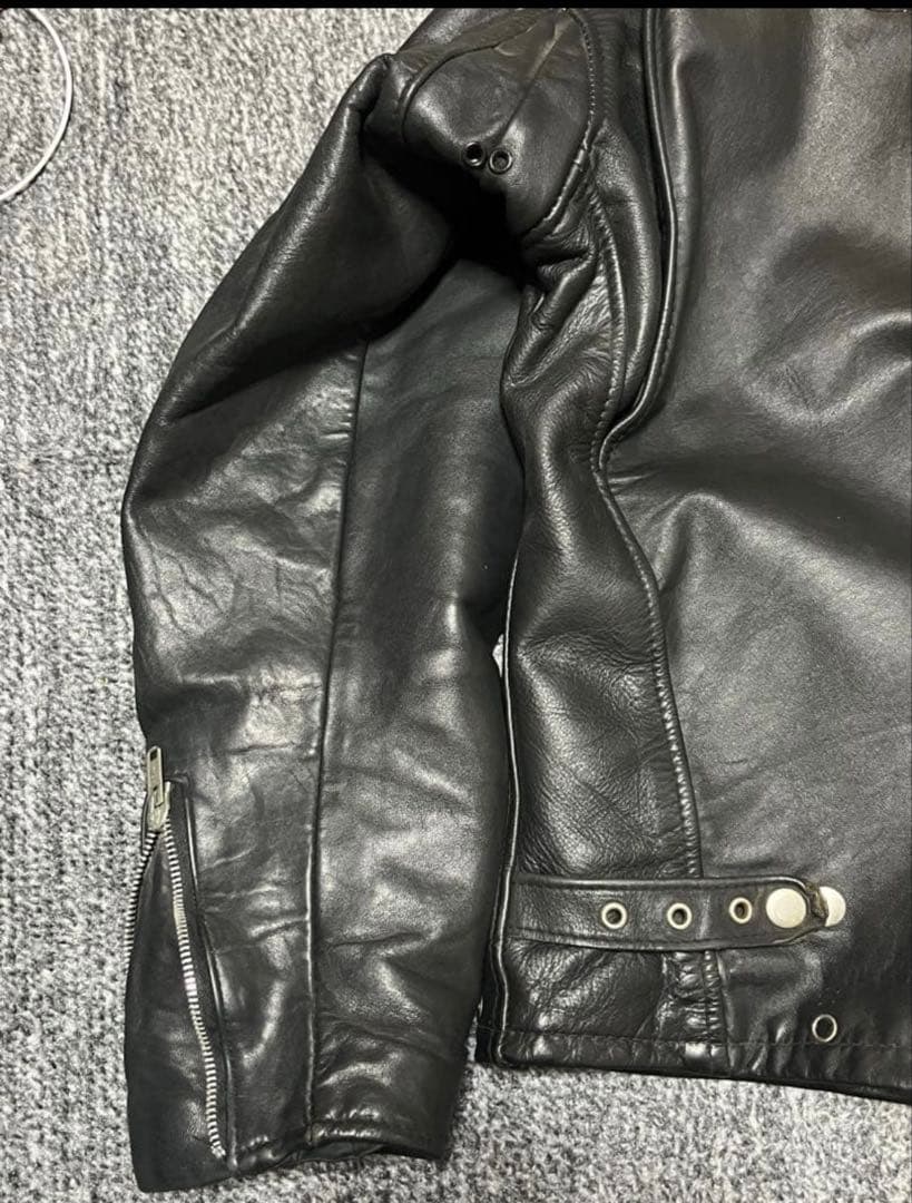 【希少・一点物】schott 641 ショット レザージャケット 38 USA製