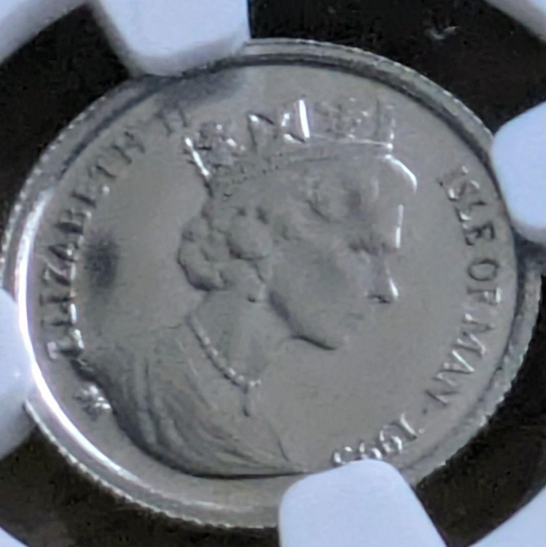 プラチナ★1995 マン島 1/25C TURKISH NGC MS64 マン島
