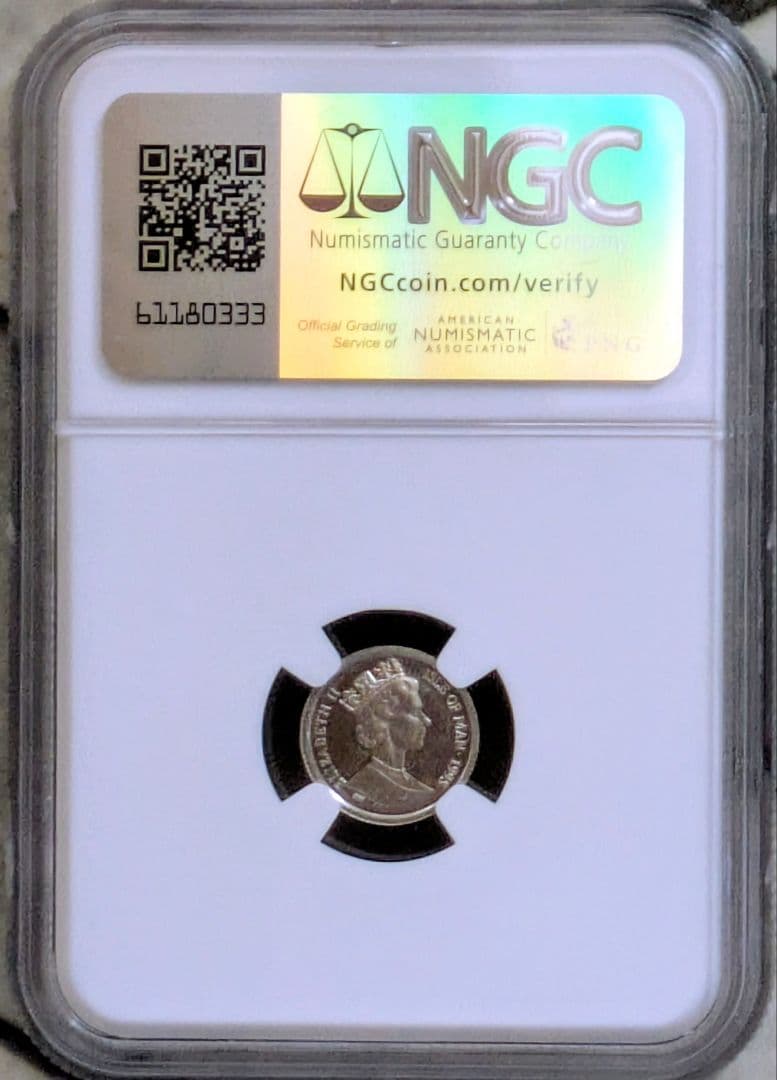 プラチナ★1995 マン島 1/25C TURKISH NGC MS64 マン島