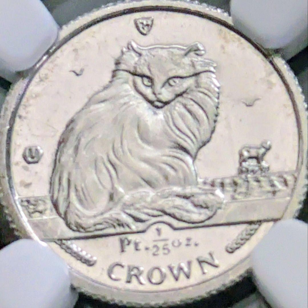 プラチナ★1995 マン島 1/25C TURKISH NGC MS64 マン島