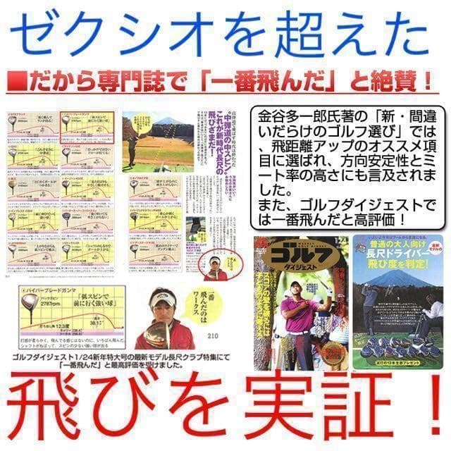 新品でこの破格！雑誌飛距離テストで一番飛んだ！ワークスゴルフハイパーブレードΓ