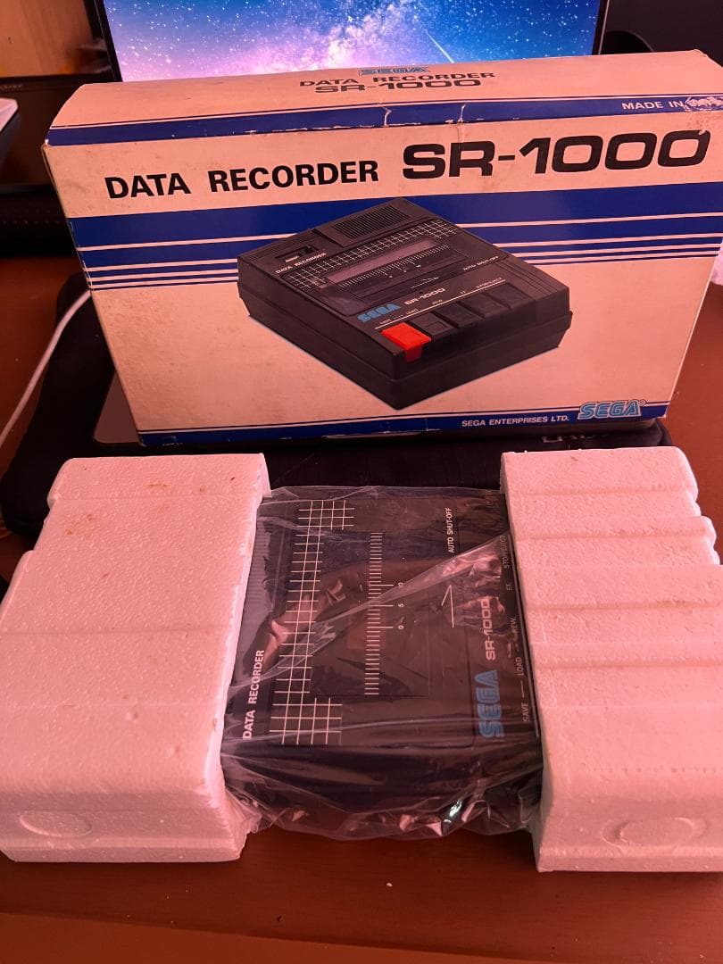 SEGA SR-1000 データレコーダ 箱付 ACアダプター付 SC-3000