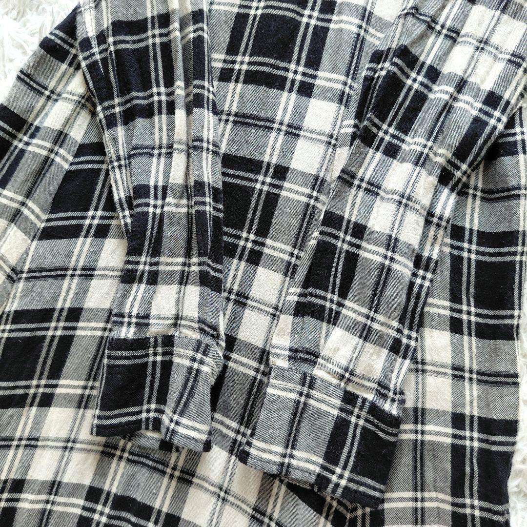 6 美品 ポロラルフローレン マキシ丈 Aライン チェック柄 シャツ ワンピース
