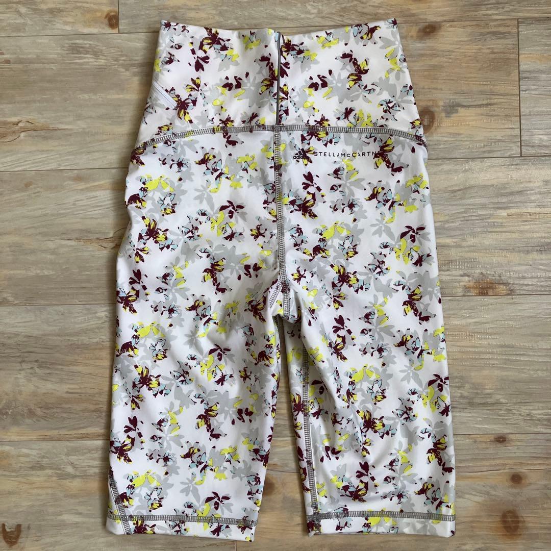 アディダスadidas×ステラマッカートニー　スパッツ　花柄フラワー　Lサイズ