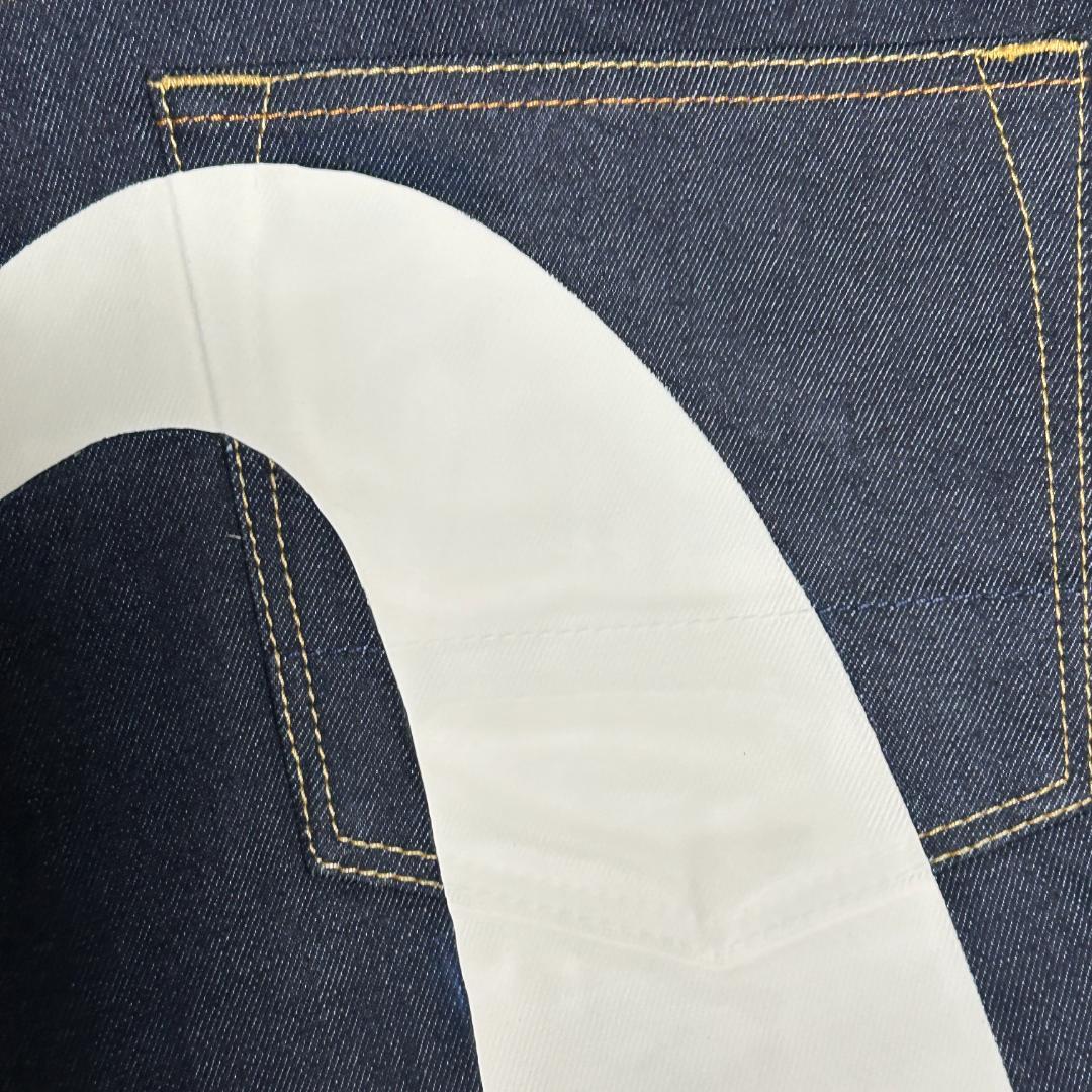 未使用　EVISU 2000　大黒　ダイコックプリント　バギージーンズ