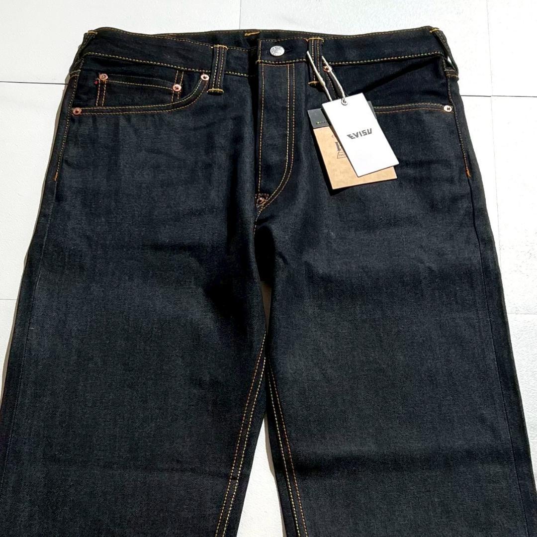 未使用　EVISU 2000　大黒　ダイコックプリント　バギージーンズ