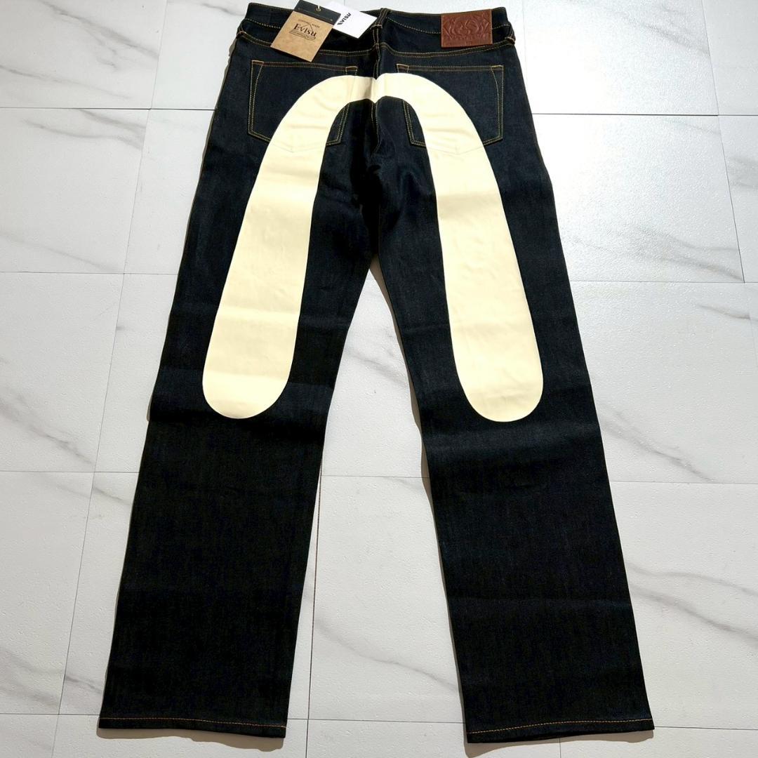未使用　EVISU 2000　大黒　ダイコックプリント　バギージーンズ