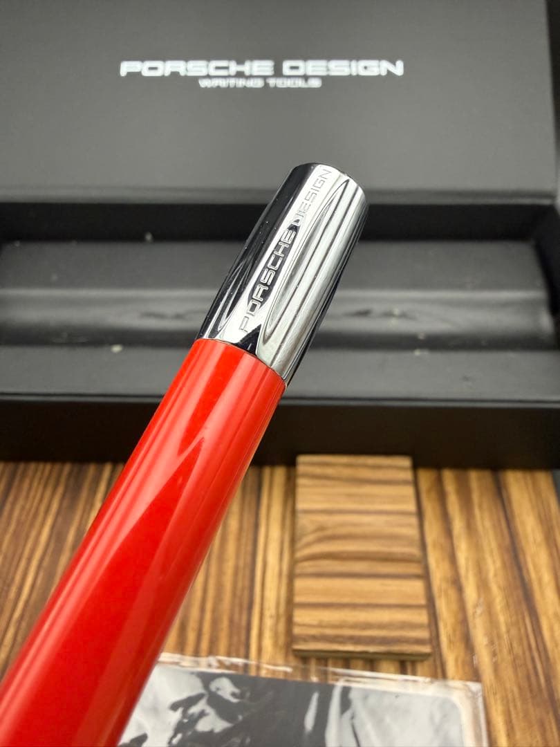 PORSCHE DESIGN ボールペン シェイクペン レッド 廃盤品