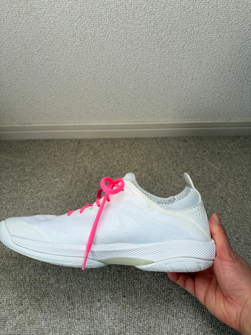 【レア】asics GLIDE NOVA FF3 バッシュ　白プレミア紫