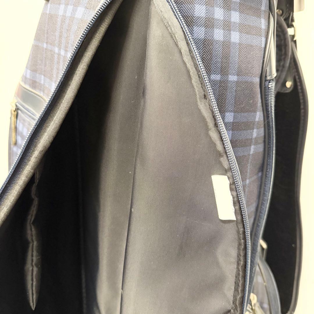 BURBERRY キャディバッグ　牛皮　バーバリー　ノヴァチェック　三陽商会