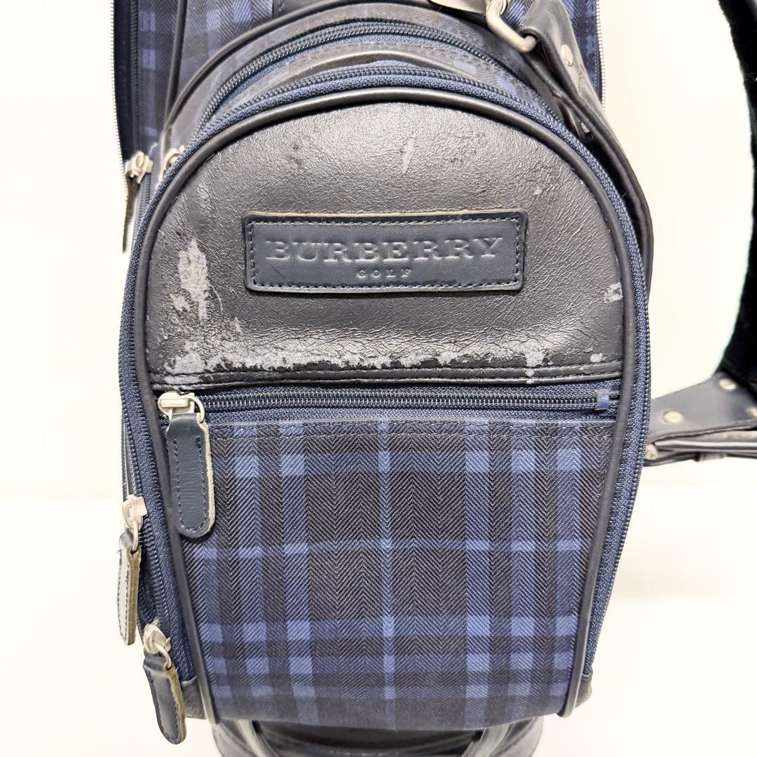 BURBERRY キャディバッグ　牛皮　バーバリー　ノヴァチェック　三陽商会