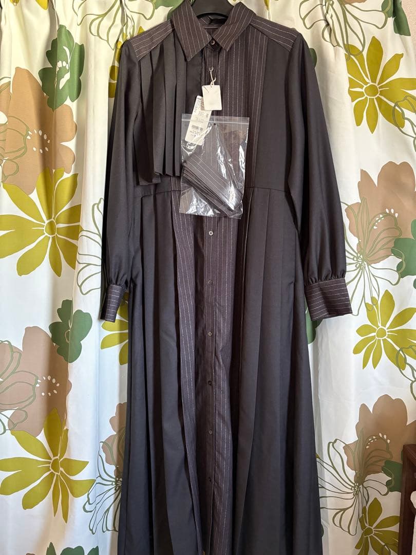 新品 HARE アソートプリーツワンピース ストライプ