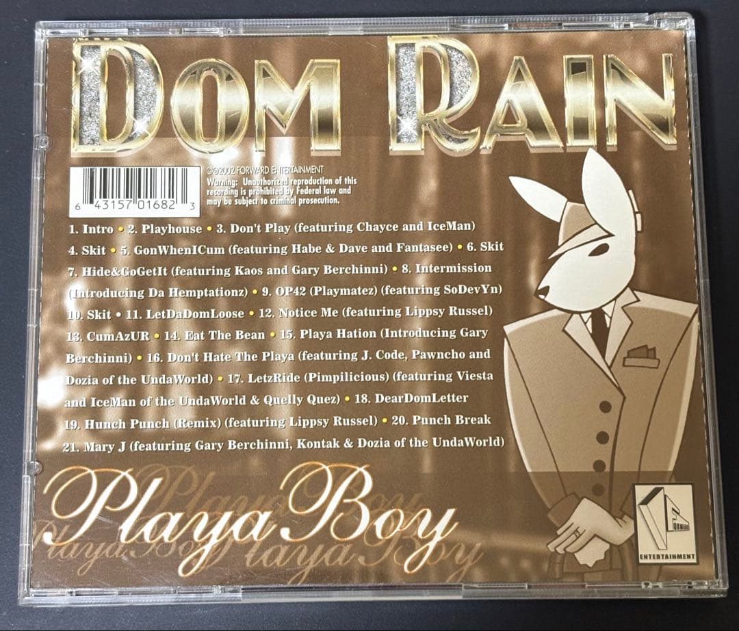 洋楽 Dom Rain / Playa Boy g-rap