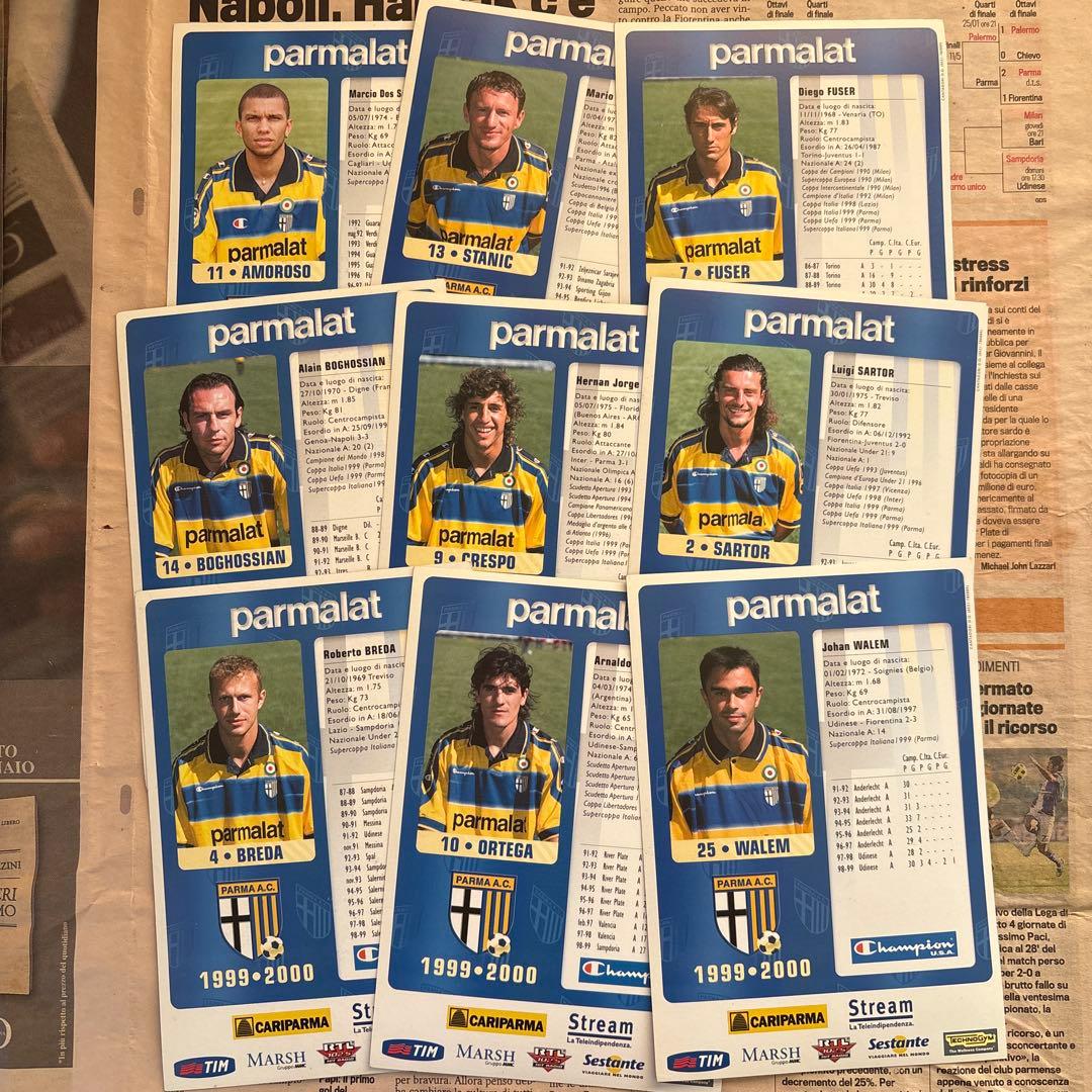 PARMA CALCIO 1999-2001 ポストカード　パルマ　セリエA