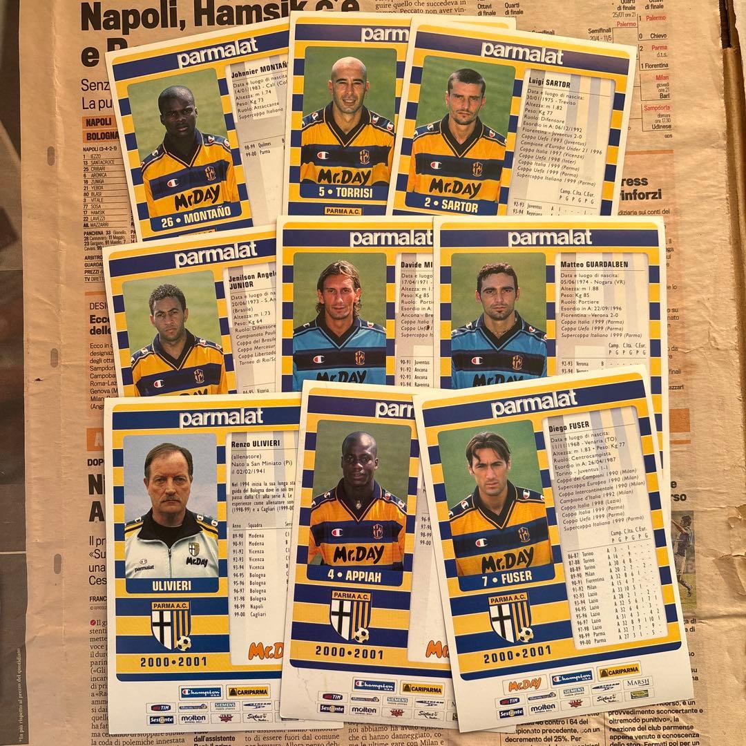 PARMA CALCIO 1999-2001 ポストカード　パルマ　セリエA