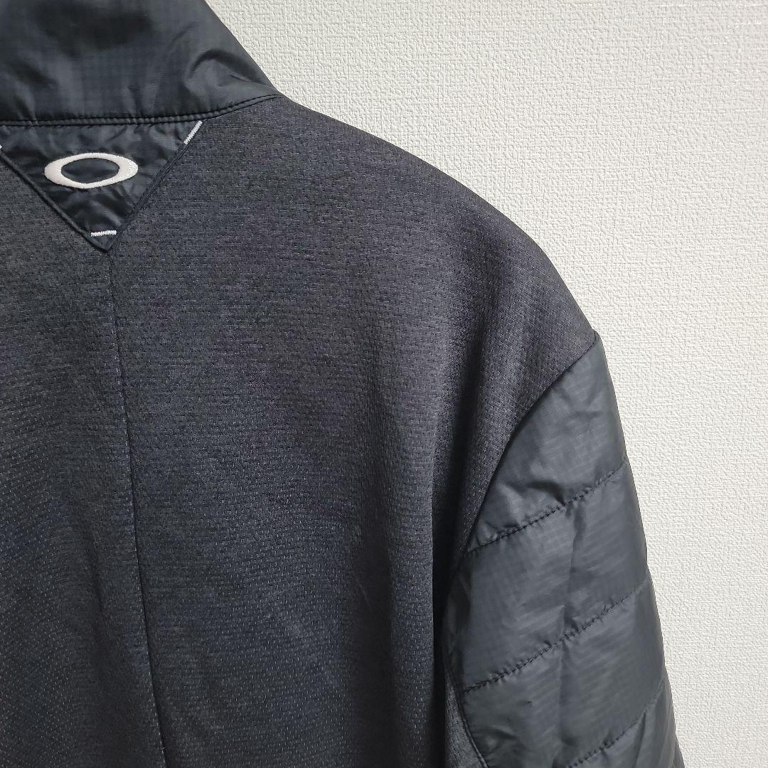 オークリー OAKLEY 長袖 ジップアップ トレーナー ブラック L