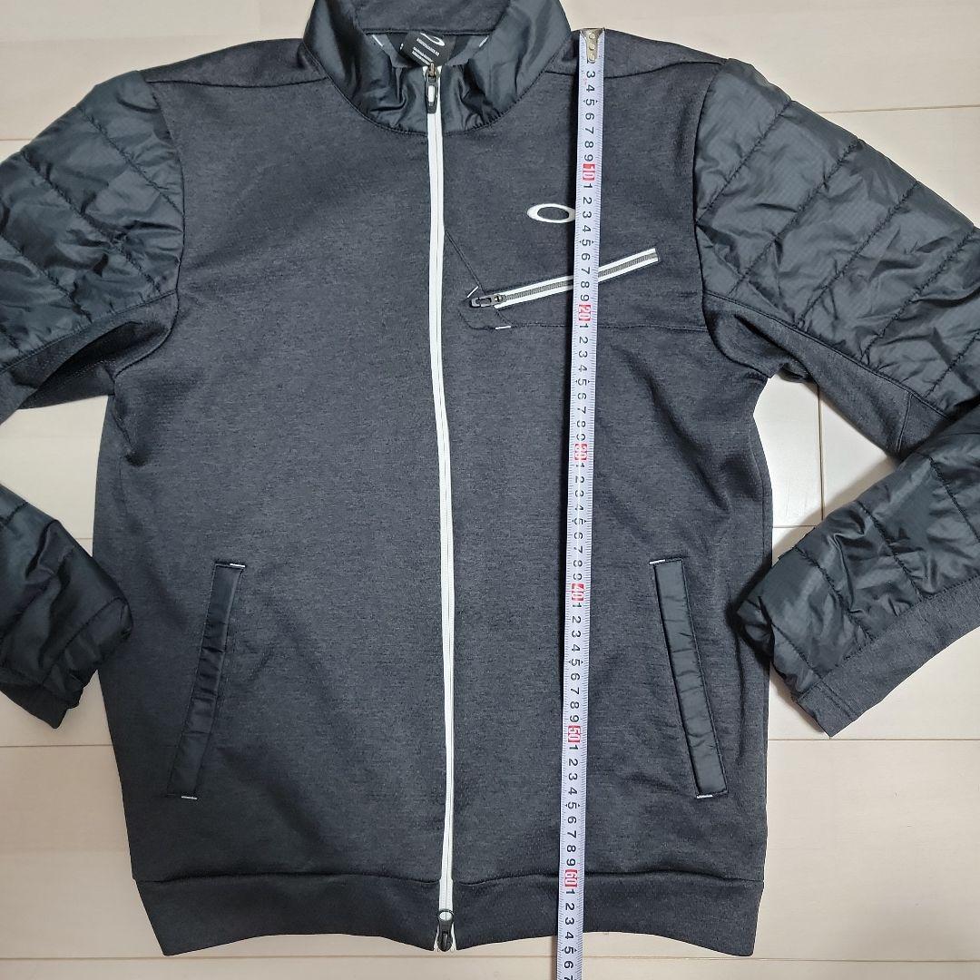 オークリー OAKLEY 長袖 ジップアップ トレーナー ブラック L