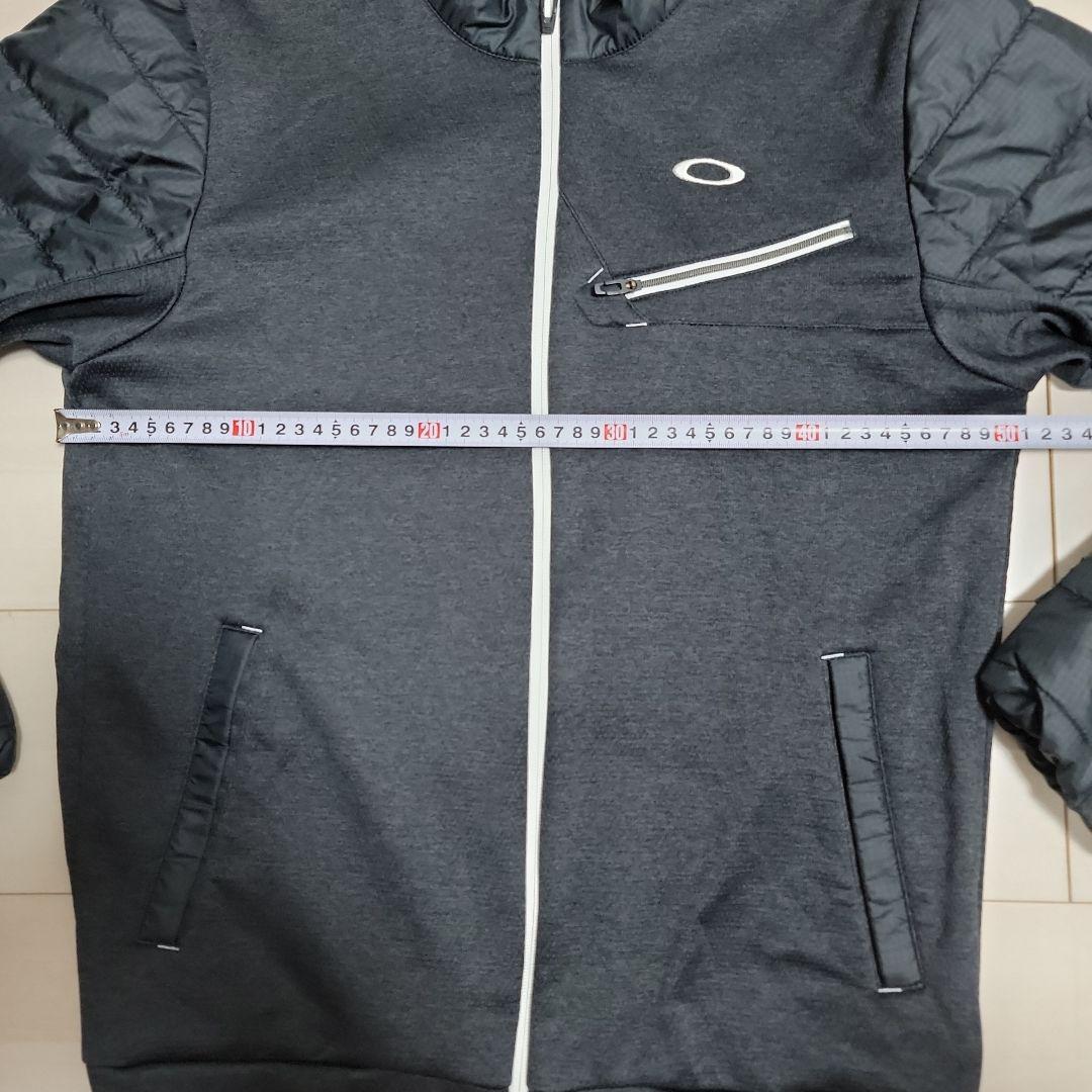 オークリー OAKLEY 長袖 ジップアップ トレーナー ブラック L