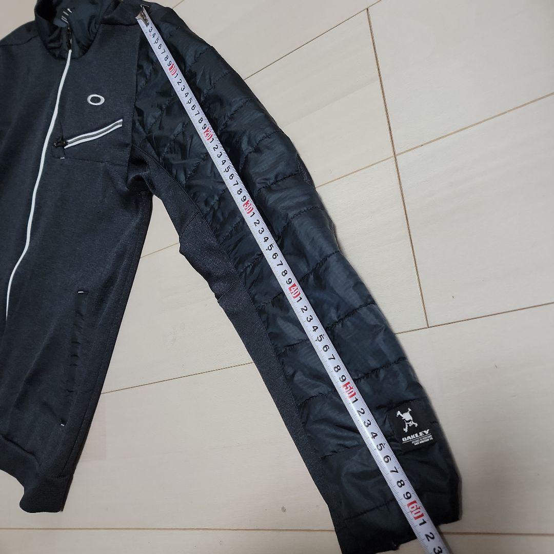 オークリー OAKLEY 長袖 ジップアップ トレーナー ブラック L