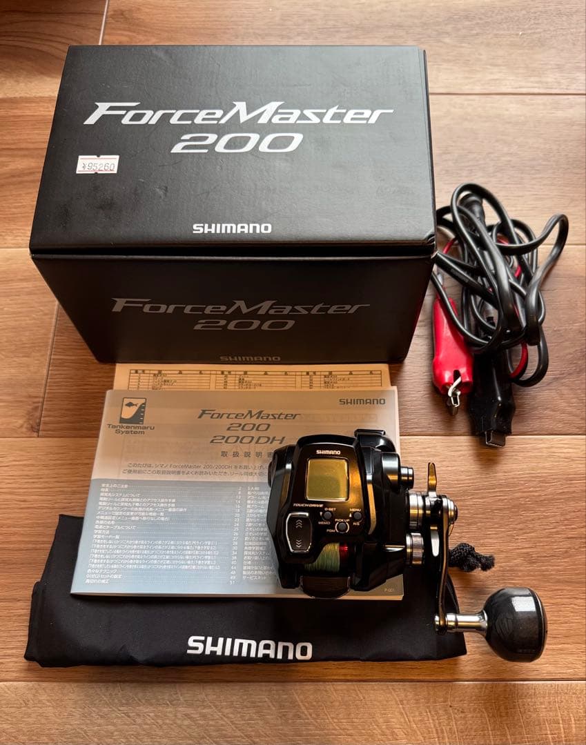 美品 シマノ 21フォースマスター 200 電動リール Force Master