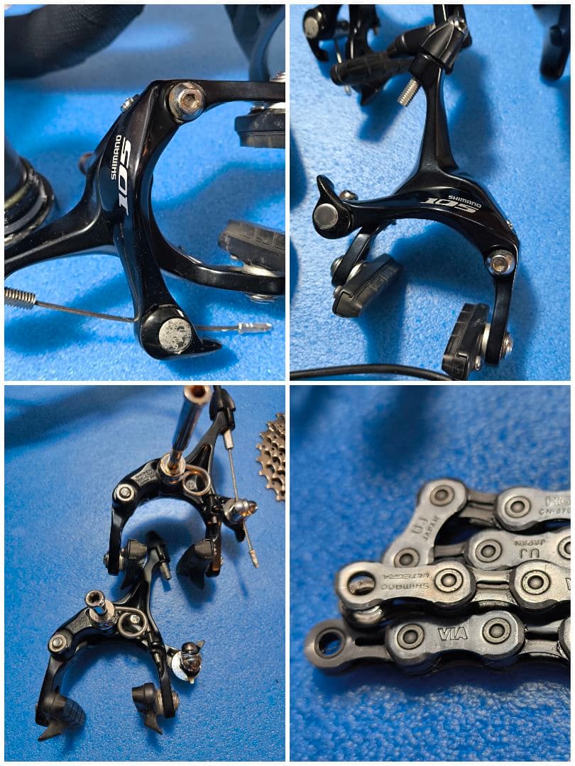 Shimano 105 コンポーネントセット ブラック