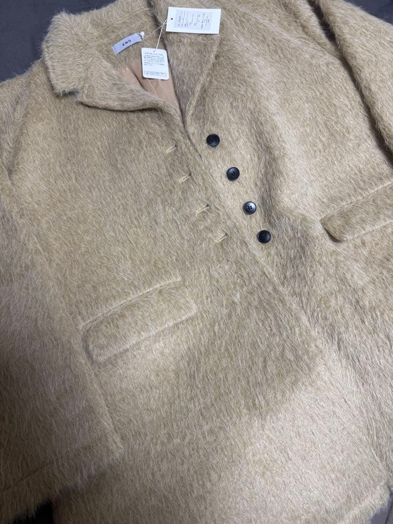 きくぼん様用【新品】完売品！ENC シャギージャコットベージュ