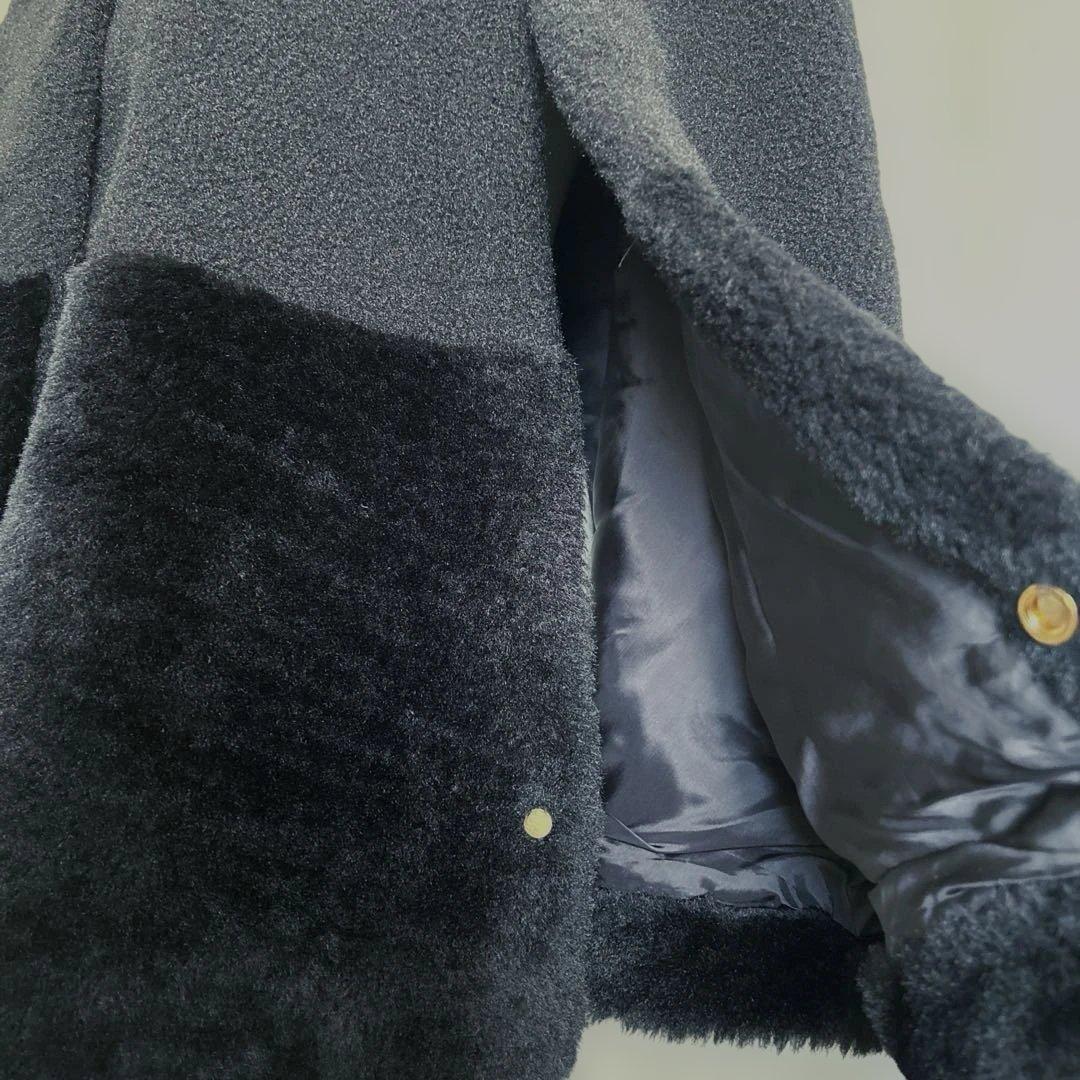 未使用 ☆ UNITED ARROWS ボア マントコート