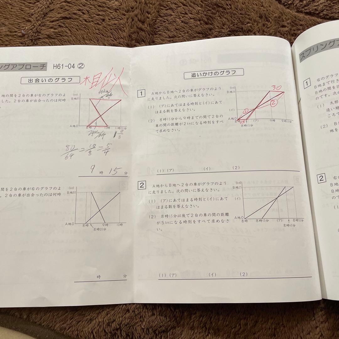 2026年受験組用　SAPIX 6年生 算数 サマーサポート スプリングサポート