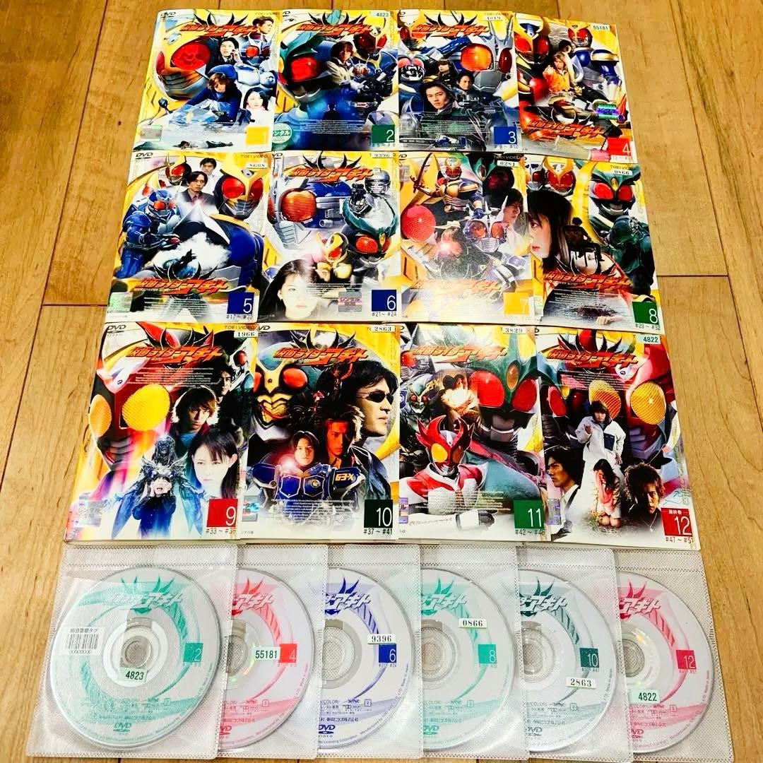 仮面ライダーアギト　1〜12巻　完結　DVD　全12巻セット　ヒーロー　匿名配送