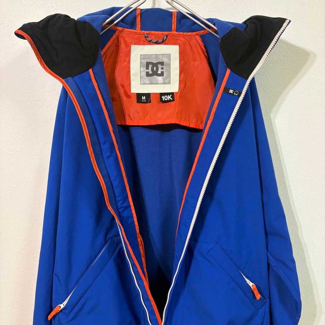 【DC】美品　スペクトラムスノーボードジャケット　メンズＭ　ブルー　１０Ｋ