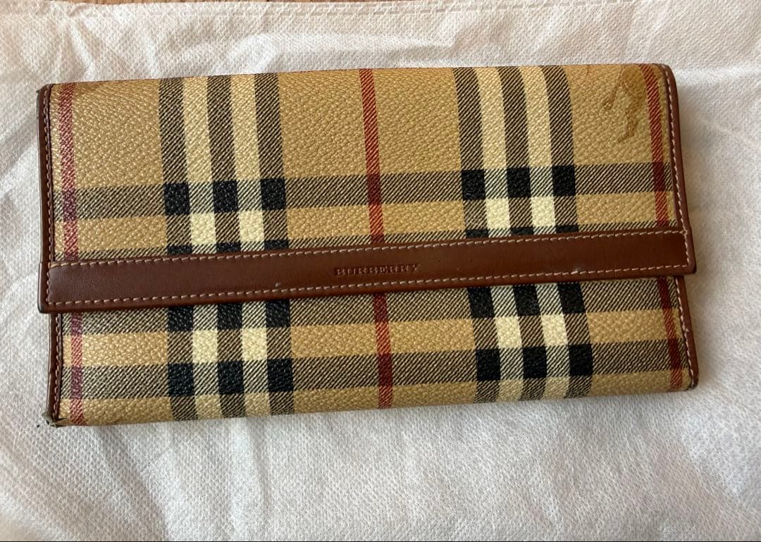 美品　Burberry vintage カバンとお財布のセット
