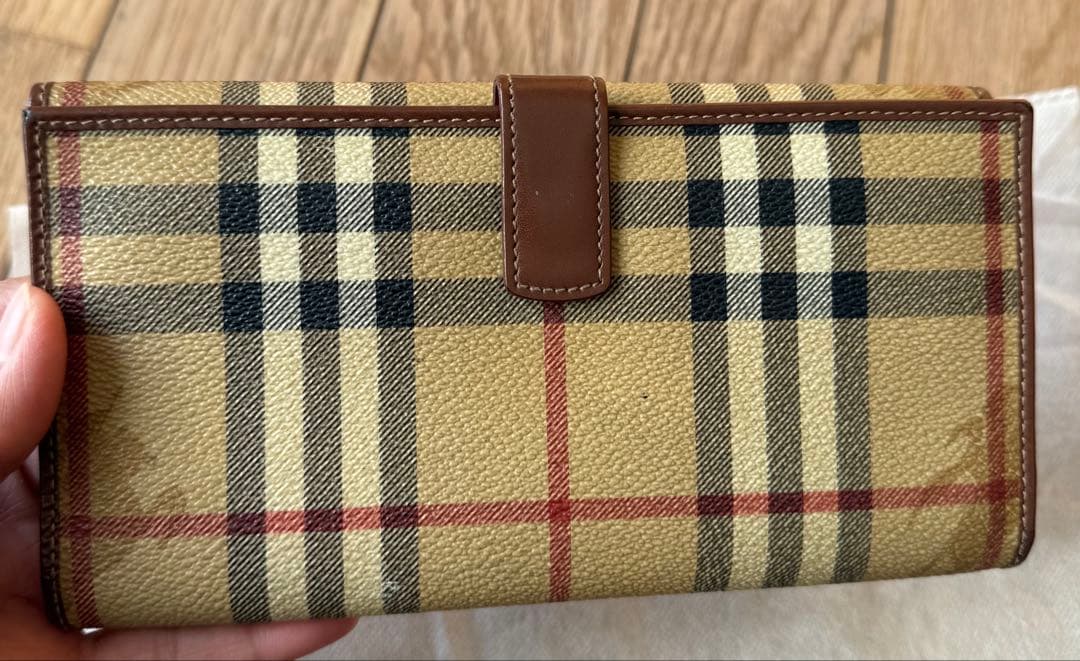 美品　Burberry vintage カバンとお財布のセット