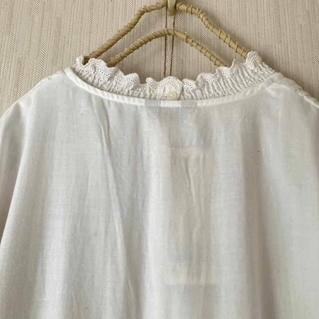 新品★サマンサモスモス★胸元レース＆ピンタック＊パッチワークワンピース
