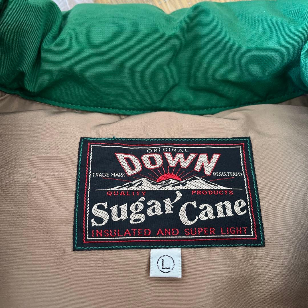 SUGAR CANE SC12340レザーヨークダウンベストLサイズ