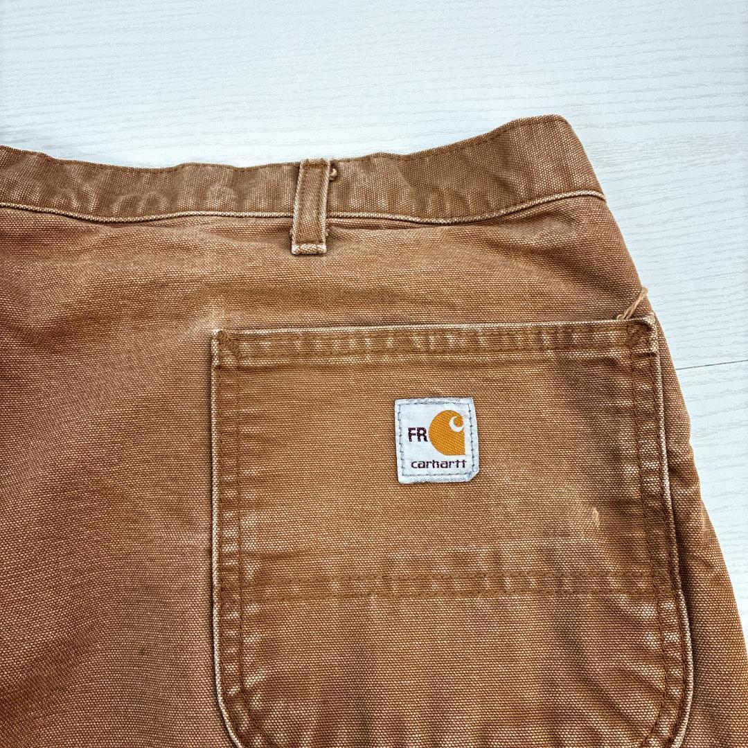 カーハート　ダックペインターパンツ　ブラウン　ビックサイズ　W46 L30