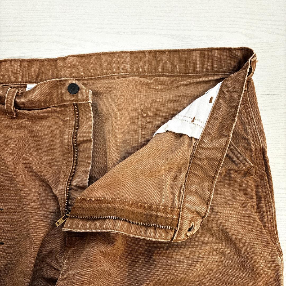 カーハート　ダックペインターパンツ　ブラウン　ビックサイズ　W46 L30