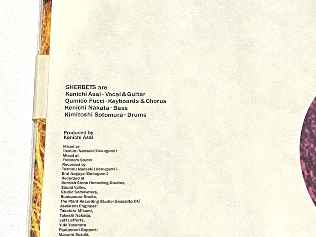 ★SHERBETS★SIBERIA★アナログ盤