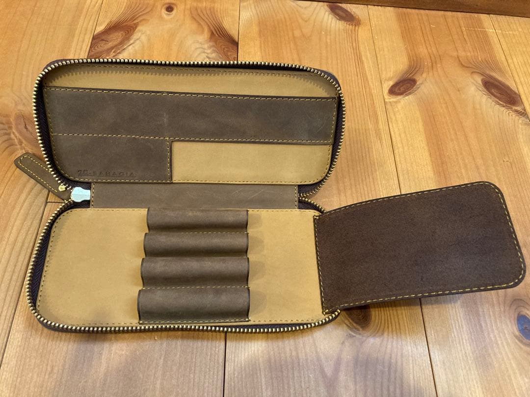 新品！Bahagia & craft バハギア ペンケース ブラウン