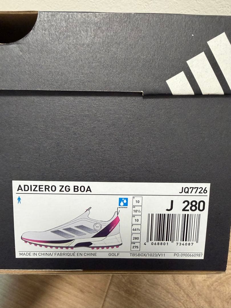 adidas アディゼロ ZG BOA 28cmアディダス ゴルフシューズ