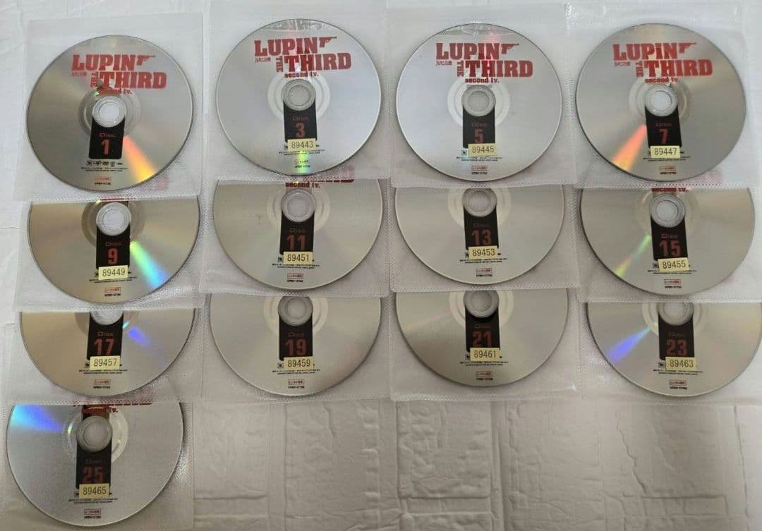 ルパン三世 LUPIN THE THIRD second tv レンタル　DVD