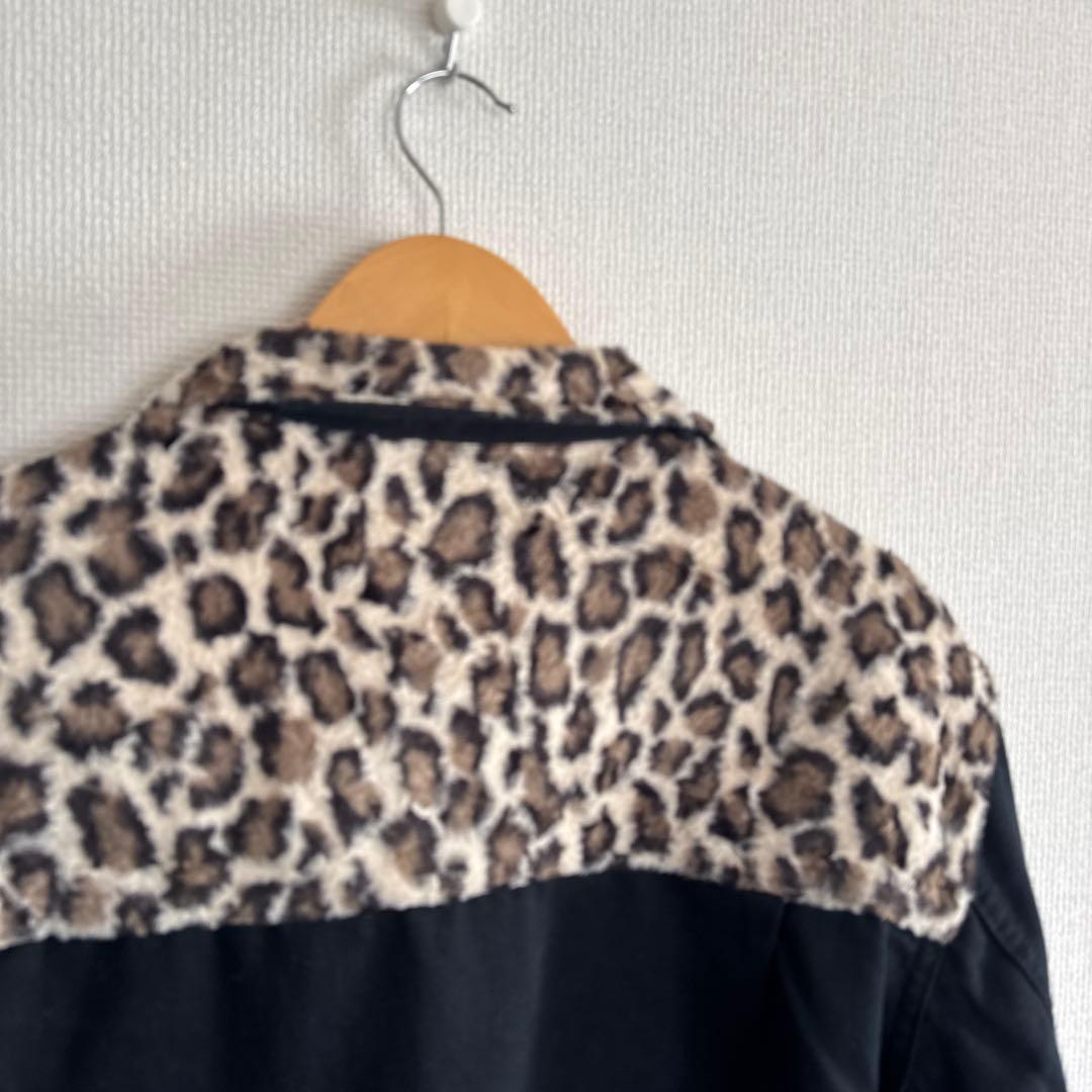 、様Human made レオパード　ジャケット　Lサイズ ブラック