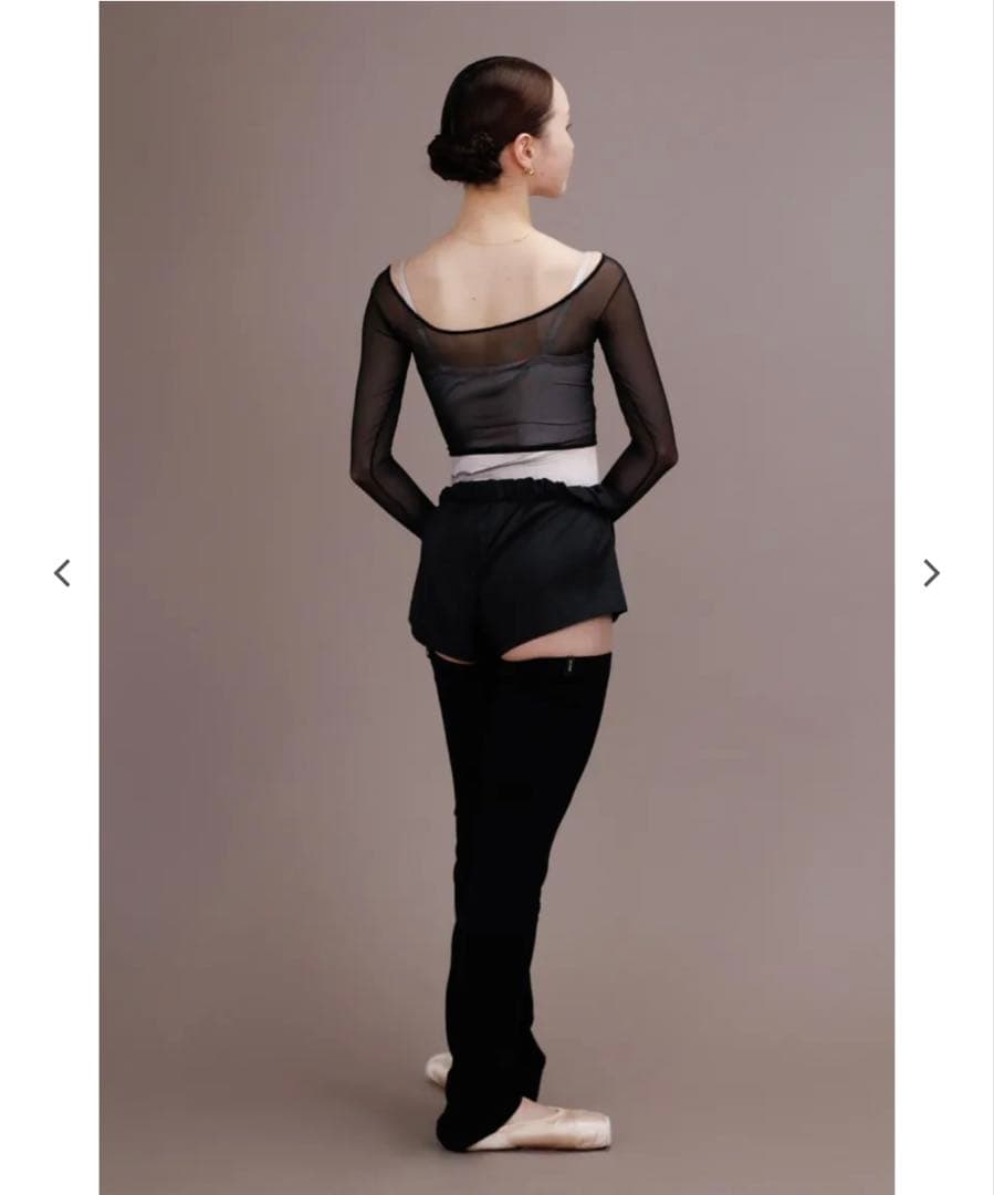 新品 unoa ウノア ショートパンツ M ブラック バレエ サウナパンツ