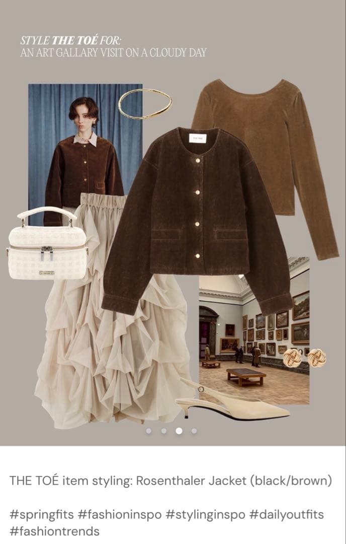 新品THE TOE Rosenthaler Jacket ブラウン