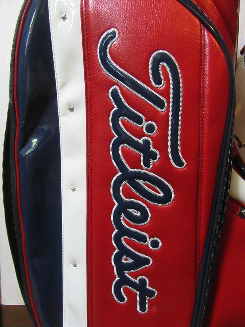 ★☆★Titleist★タイトリスト★ゴルフバック★フードなし★赤★☆★