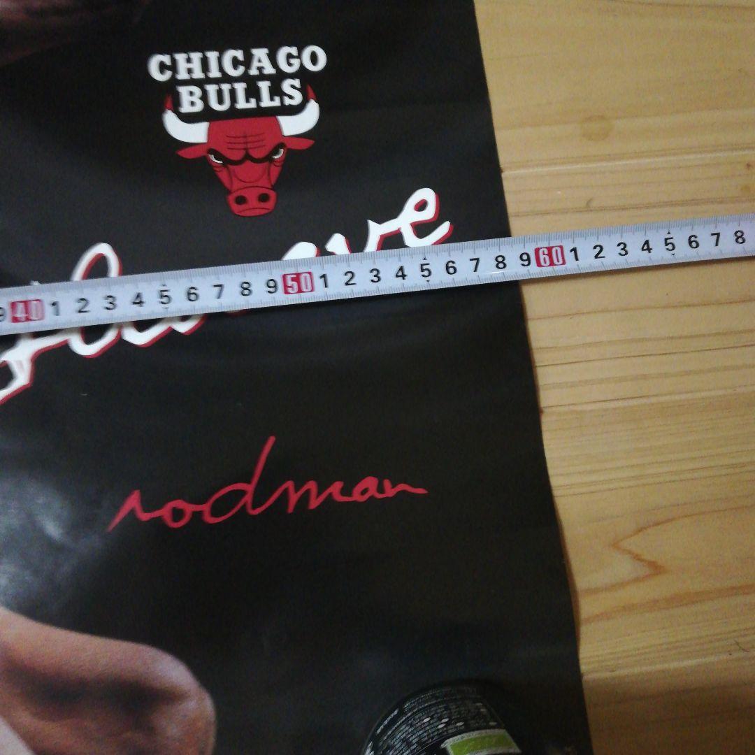 96年製 ライセンス Bulls ポスター Jordan pippen rodm