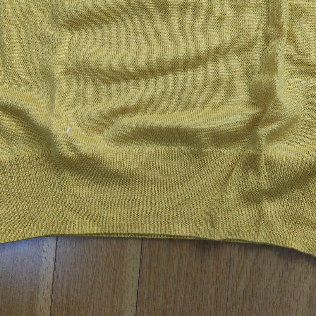 and per se イエロー ニットベスト