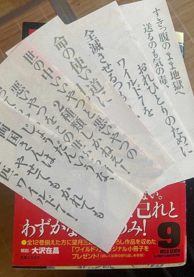 ワイルドセブン愛蔵版5冊セット（初版）