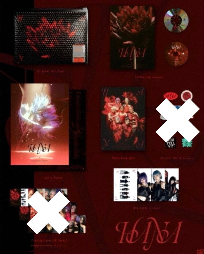 【新品未再生】HANA1stアルバム完全生産限定盤　Blu-ray 抜けあり